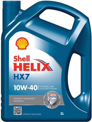 

Shell 10W-40 Helix HX7 API SN Synthetic Technology Engine Oil(3 L)
