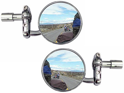 Classic chrome rear online view mirror