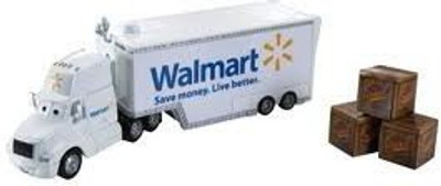 

Disney 2012 Edition Cars Wally Walmart Walmart Hauler Truck 155(White)