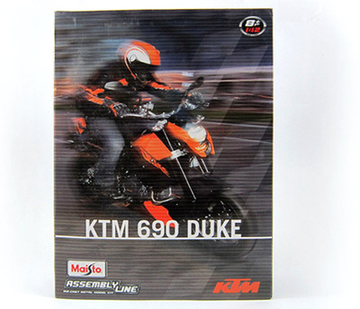 

Maisto KTM 690 Duke Assembly Kit 1:12 by Bike Scale Model(Orange)