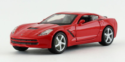 Maisto Power Kruzerz Pull Back Action 2014 Corvette Stingray(Red)