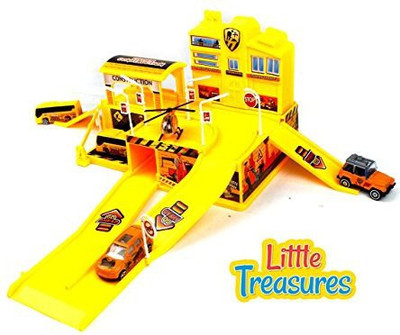 

Little Treasures Construction Engineering City Play Set(Multicolor)
