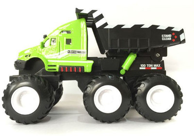 MAISTO Builder Zone Quarry Monsters Dump Truck - Green(Green)