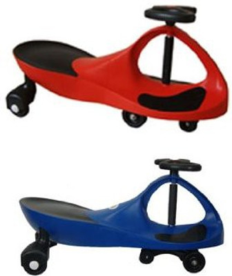 

Kids Motor Store Lot Of 2, Red And Blue Rolling Coaster The Wiggling Wiggle Race Car Premium Scooter(Multicolor)