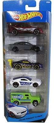 

Hot Wheels 2014 Hw Citypolice Pursuit 5Pack [4 Cars And An Armored(Multicolor)