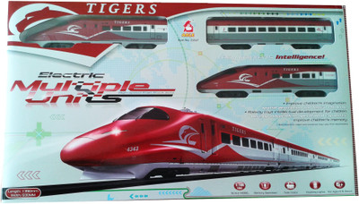 

Vaibhav High Speed Electric Multiple Units Train Track Sets(Red, Silver)