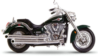 

Maisto Fresh Metal kAWASAKI VULCA 2000 - 1:18 Scale Diecast Motorcycle(Green)