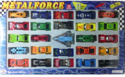 

Khareedi Die Cast Metal Force Car Set - 25 Pieces(Multicolor)