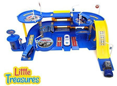

Little Treasures Police Station Toy Set(Multicolor)