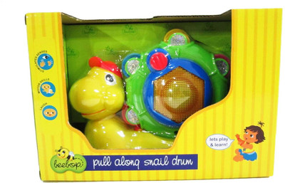 

Beebop Pull Along Snail Drum