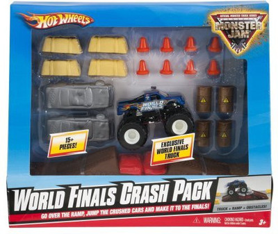 

Hot Wheels Monster Jam World Finals Crash Pack(Multicolor)