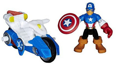 

Playskool Heroes Marvel Super Hero Adventures Captain America(Multicolor)