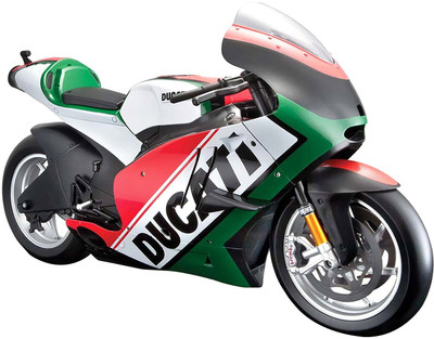

edu-toys Maisto MotoGP Ducati World Cycle Series 1:6 Scale Model Bike(Red & Green)