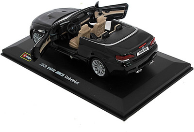 

Bburago 2009 BMW M3 Cabriolet 1:32 Scale Diecast Metal Car(Black)