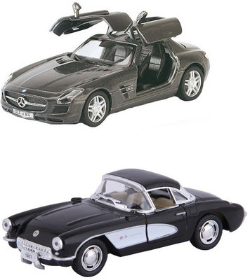 

Kinsmart Mercedes SLS AMG and Chevrolet Corvette 1957(Multicolor)