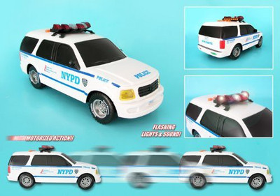 

Daron Nypd Motorized Suv With Light And Sound(White)