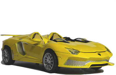 

Adraxx 1:32 Scale Collector's Die Cast Covertible Car Model(Yellow)