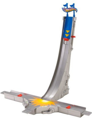 

Hot Wheels Track Builder Deluxe Daredevil Drop Stunt Set(Grey)