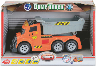 

Dickie Action Series Dump Truck(Orange)