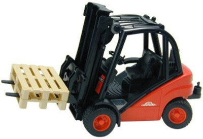 

Bruder Toys Linde H30D Fork Lift With Pallet(Black)