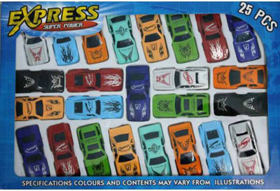 

Cp Bigbasket Express 25 Pc car toy set for kids(Multicolor)