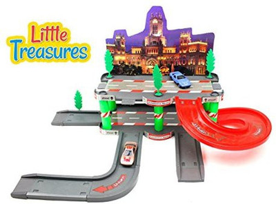 

Little Treasures Parking Garage Play Set(Multicolor)