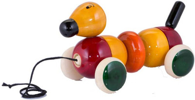 

Livecrafts Bow Bow - Pull along(Yellow)(Multicolour)