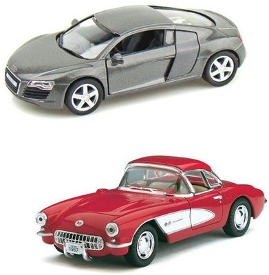 

Kinsmart Audi R8 and Chevrolet Corvette 1957(Multicolor)