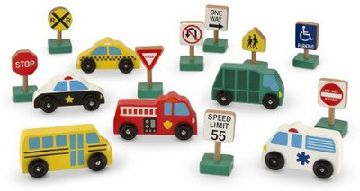 

Melissa & Doug Traffic Signs And(Multicolor)