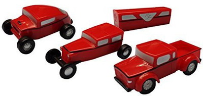 

MagModz Red Play Setinterchangeable Magnetic Cars 7 Individual(Red)