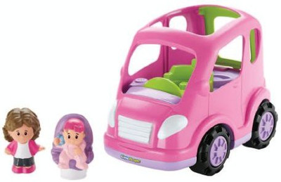 

Fisher-Price Little People All Around Car(Pink)