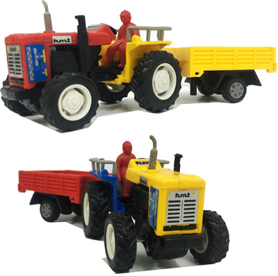 

Jack Royal Tractor with trolly CT-080 Red Yellow(Red, Yellow)