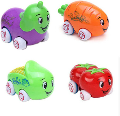 

Smiles Creation Vegetable Car Toy for Kids(Multicolor)