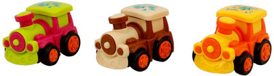 

RVOLD Miniature Palm Sized Die Cast Train Engine Model Toys for Toddlers -Set of 3(multi-colour)