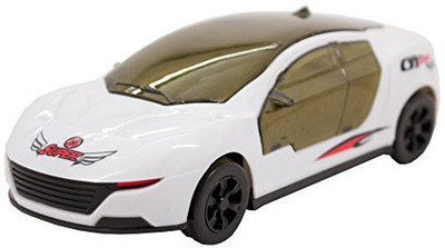 

Techege Toys Futuristic Bump'N'Go Concept Car Prismatic Lights Super(White)