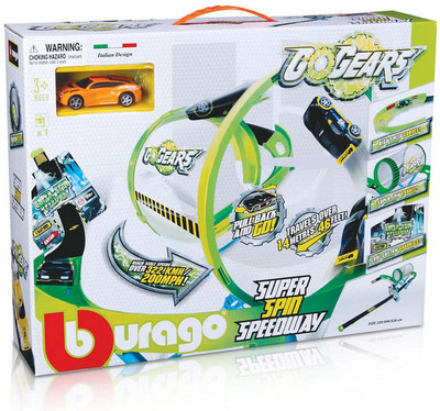 

Bburago Go Gears Super Spin Speedway Playset(Multicolor)