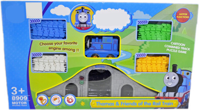 

Babysid Collections Motor Spicing Flex Tracks New Train Set with Bridge - Big Size(Multicolor)
