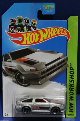 

Hot Wheels Workshop 222/250 Ota Corolla Ae86 Silver(Grey)