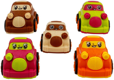 

RVOLD Set of 2 funny cars Die-cast Miniature palm sized Key action collector toy kids - surprise pick of 2(Multicolour)
