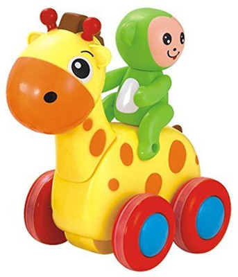 

Smiles Creation Swinging Smart Deer And Monkey Rider Toy Car(multi)