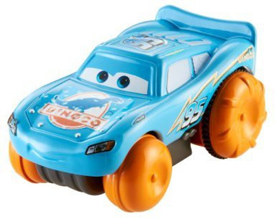 Mattel disney/pixar cars hydro wheels dinoco lightning mcqueen bath(Blue)