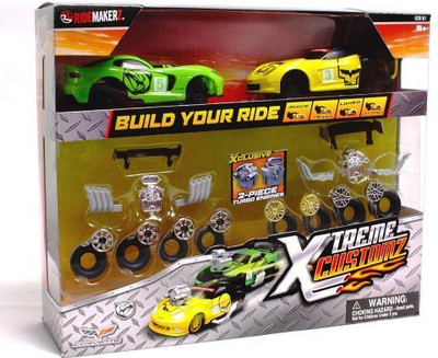 

Ridemakerz Xtreme Customz Authentic Swap Set 2 Pack Corvette/Viper(Yellow)
