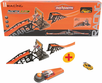 

Majorette Racing Jump + 1 Car(Yellow)