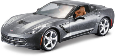 

Maisto 1:24 Assembly Line 2014 Corvette Stingray Coupe Diecast Model Car Kit(Grey)