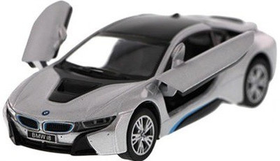 

Mayatra's Kinsmart BMW i8 Silver(Multicolor)