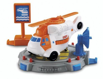 

Fisher-Price Geo Trax Rail & Road System Coastal Rescue Chopper(Multicolor)