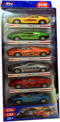 

Cp Bigbasket Full metal cars set of 6 cars(Multicolor)