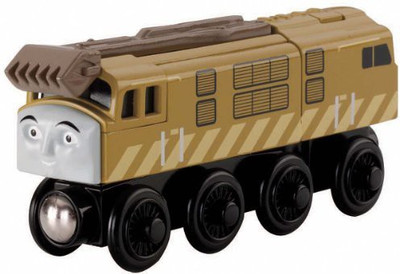 

Fisher-Price The Train Wooden Railway Talking Diesel 10(Brown)