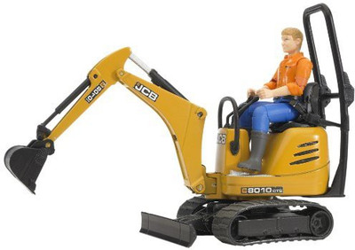

Bruder Jcb Micro Excavator 8010 Cts And Construction Worker(Yellow)