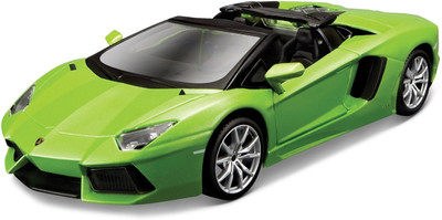 

Maisto 1:24 Assembly Line Aventador Lp 700-4 Roadster Diecast Model Car Kit(Green)